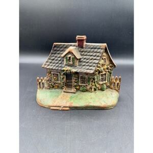 Antique Early 20th century Cast Iron Farm House Painted Door Stop